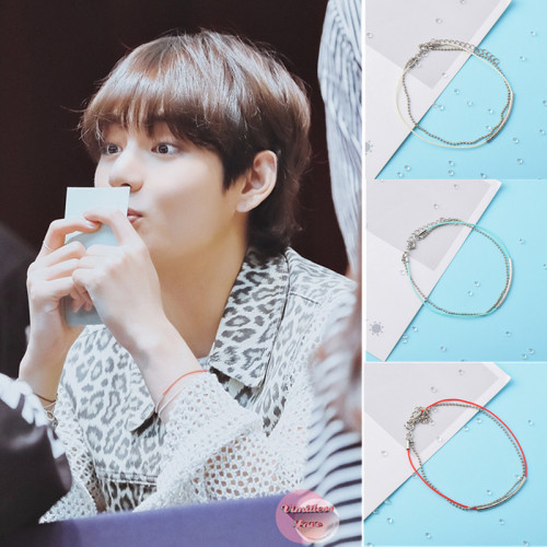 Us 1 69 Bts Bracelet Bangtan Boys V Wristband Bracelets Jewelry Gift M Allkpoper Com