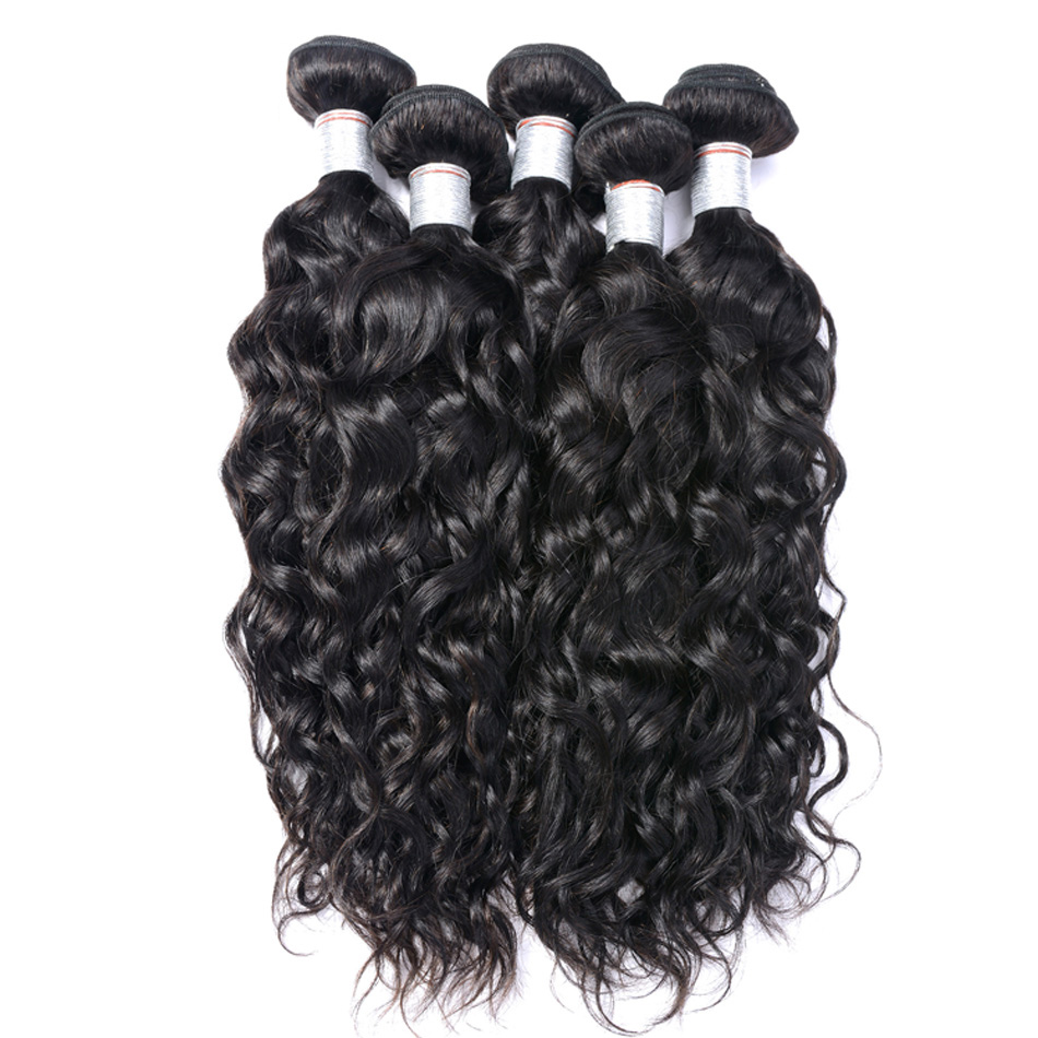 US 116 Seven Hair 9A Human Hair Bundles Brazilian Water Wave