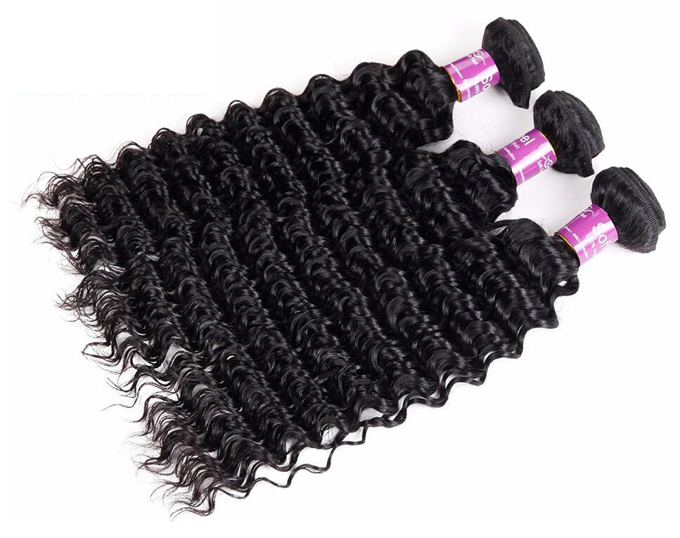 Us 165 Seven Hair 10a Products Brazilian Deep Curl Virgin Hair