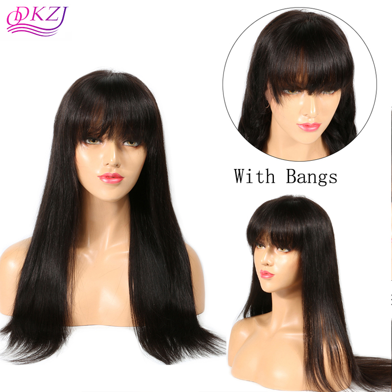 hair wigs with bangs