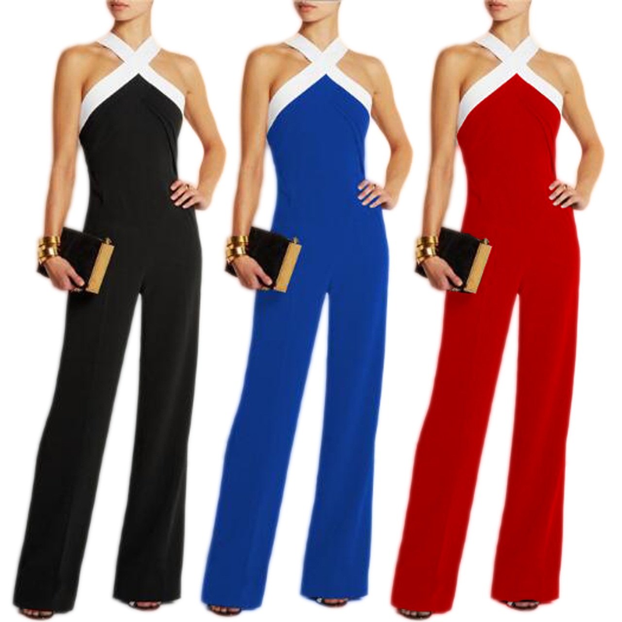 black formal jumpsuits