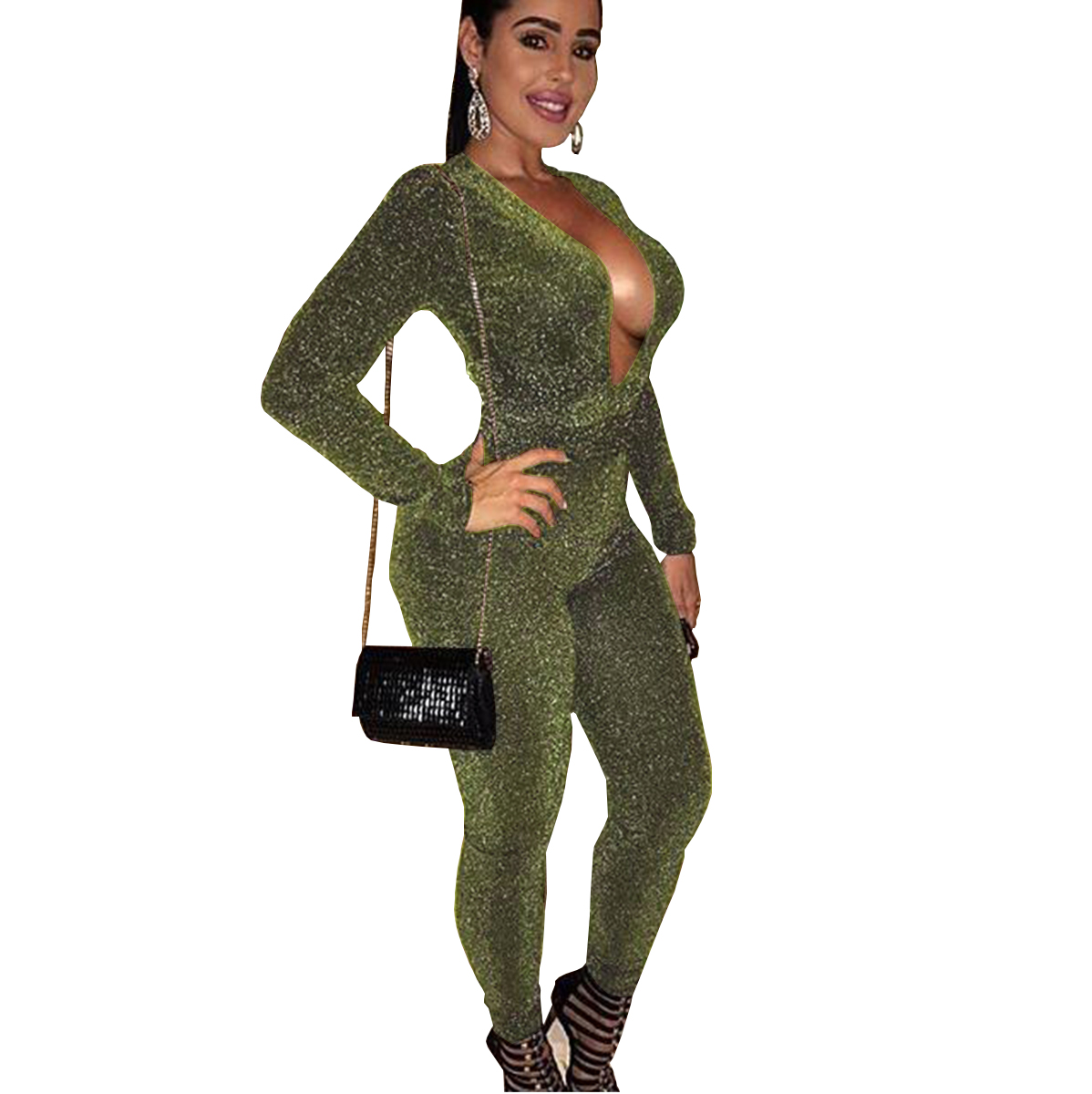 shiny jumpsuit