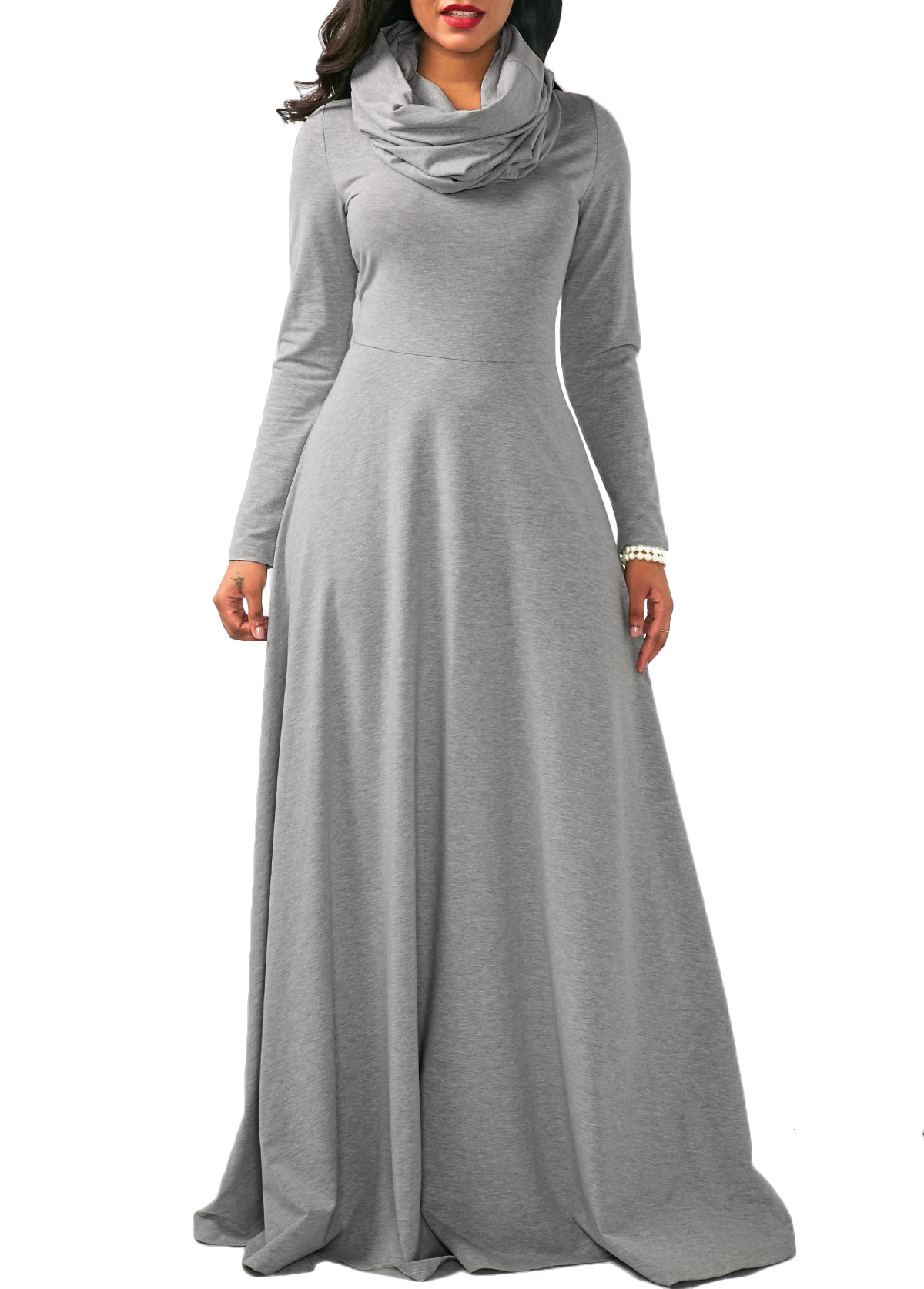 modest maxi dresses with sleeves