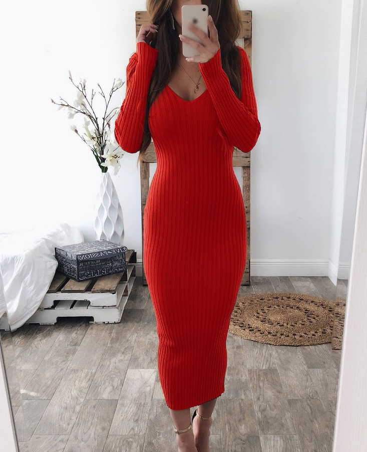 sheath dress with sweater