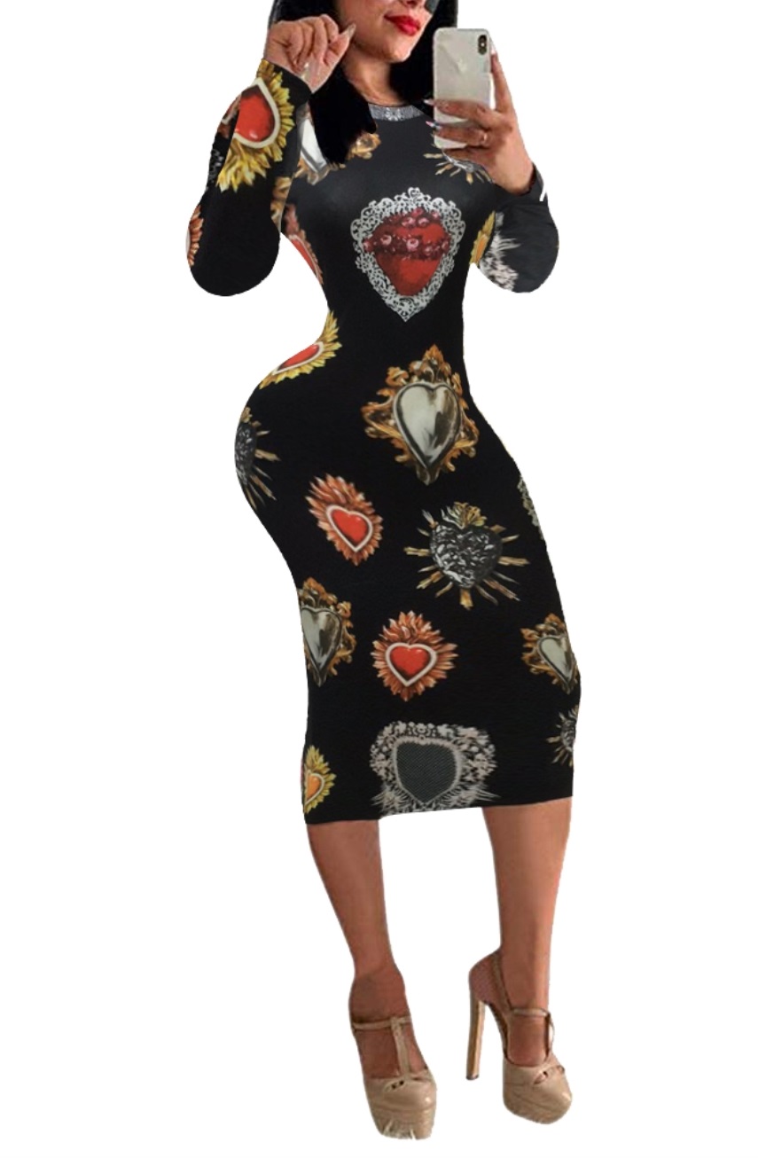 robe midi moulante