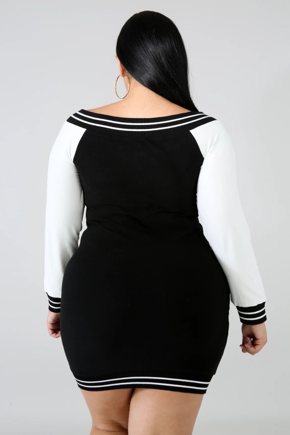 off the shoulder sweat dress