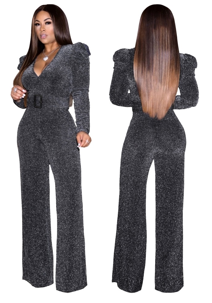 evening jumpsuit long sleeve