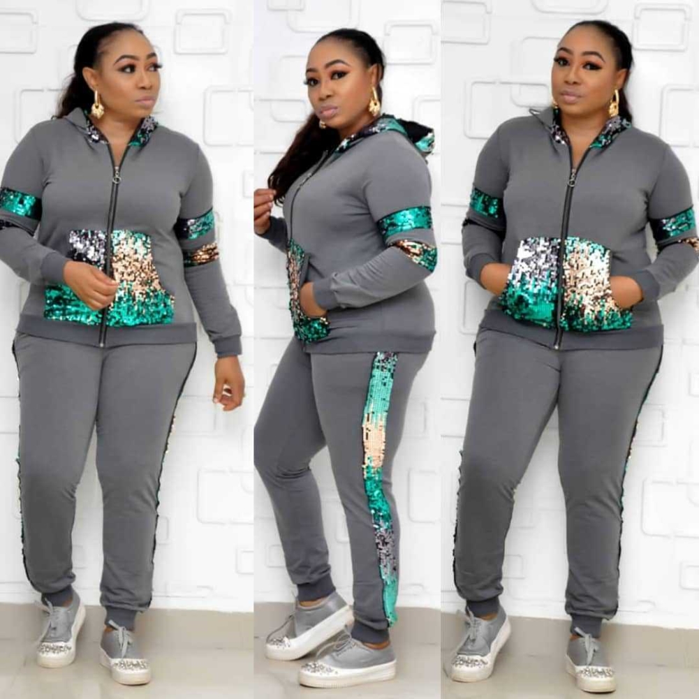 sequin tracksuit plus size