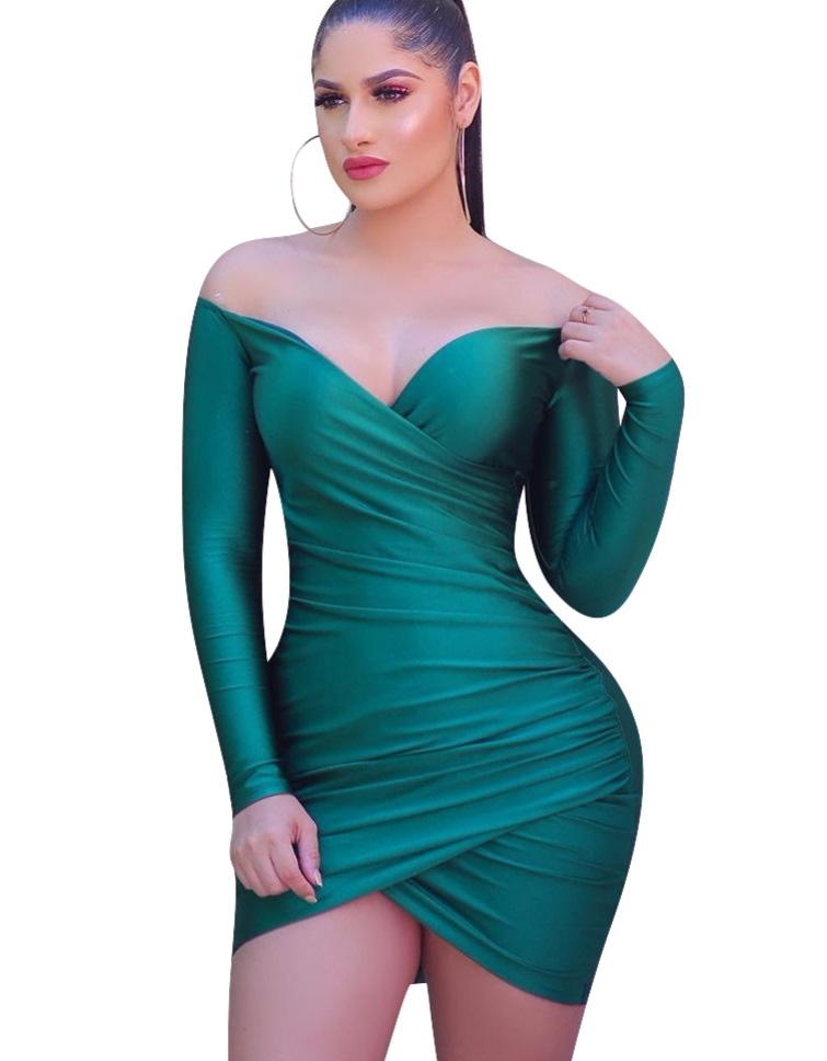 turquoise club dress