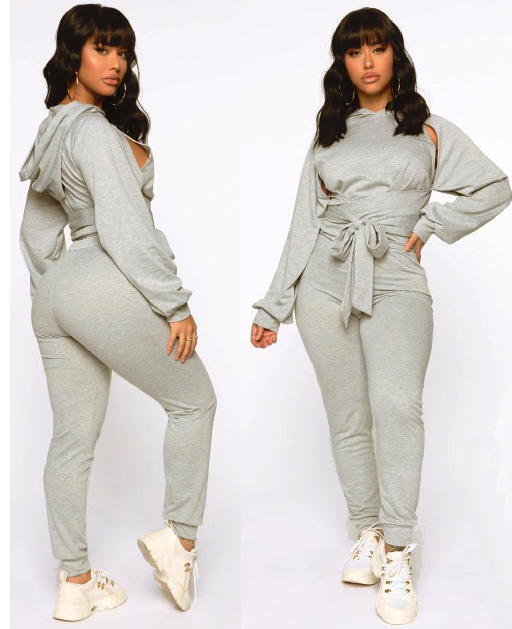 solid color sweatsuit