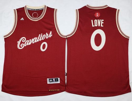 Cleveland Cavaliers #0 Kevin Love Red 