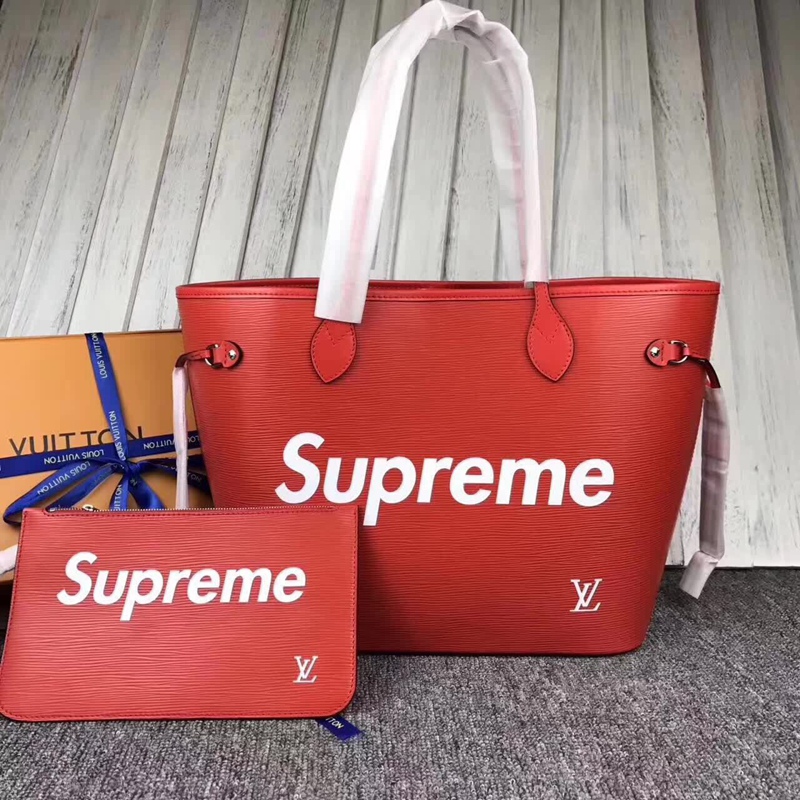 red supreme bags