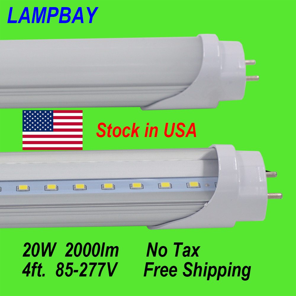 LED Tube Lights 4ft. 120cm 20W T8 G13 Retrofit bulb work into existing fluorescent fixture Stock