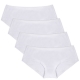 Closecret Lingerie Women's 4 Pack Comfort Soft Boyshort Cotton Panties Underwear