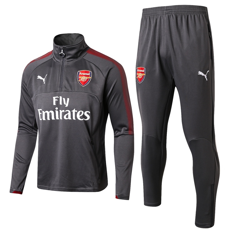 grey arsenal tracksuit