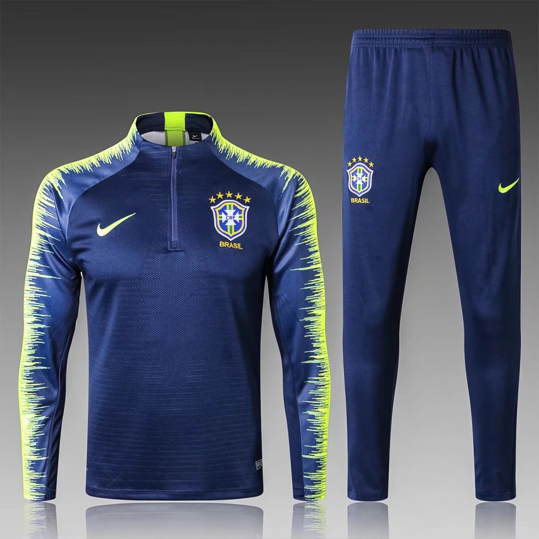 WORLD CUP JERSEYS Item SURVETEMENT NIKE TRACKSUIT MENS 1819 SUIT SOCCER FOOTBALL TRAINING BRAZIL NOB0009 35ALR4jq