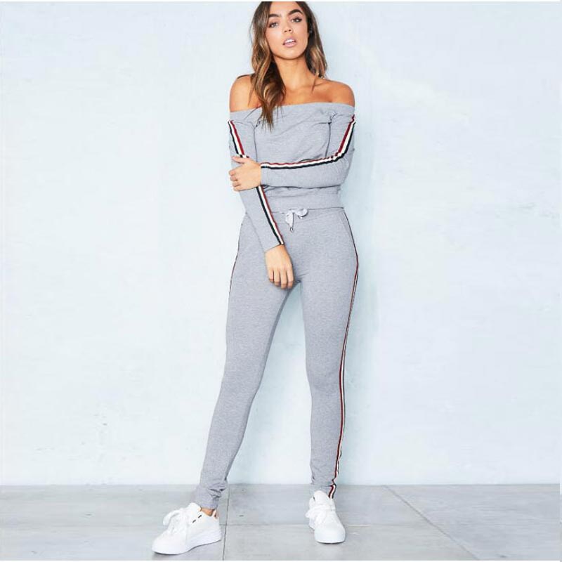 jumper pants with off shoulder