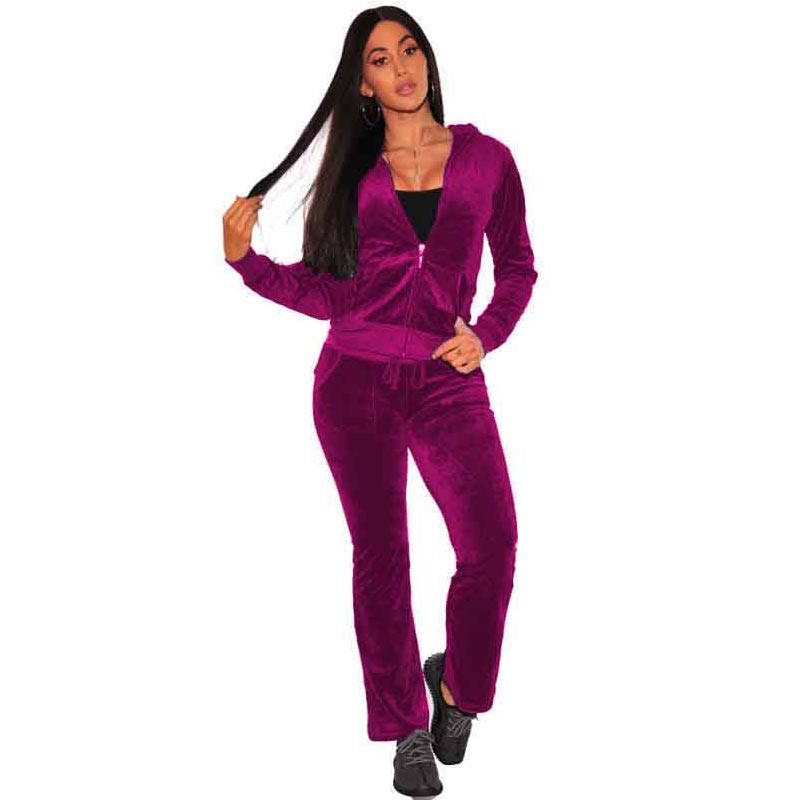 velour loungewear set