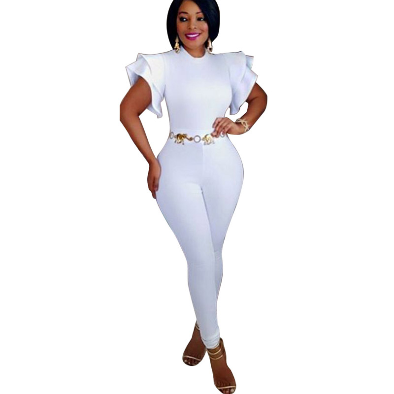 pure white jumpsuit