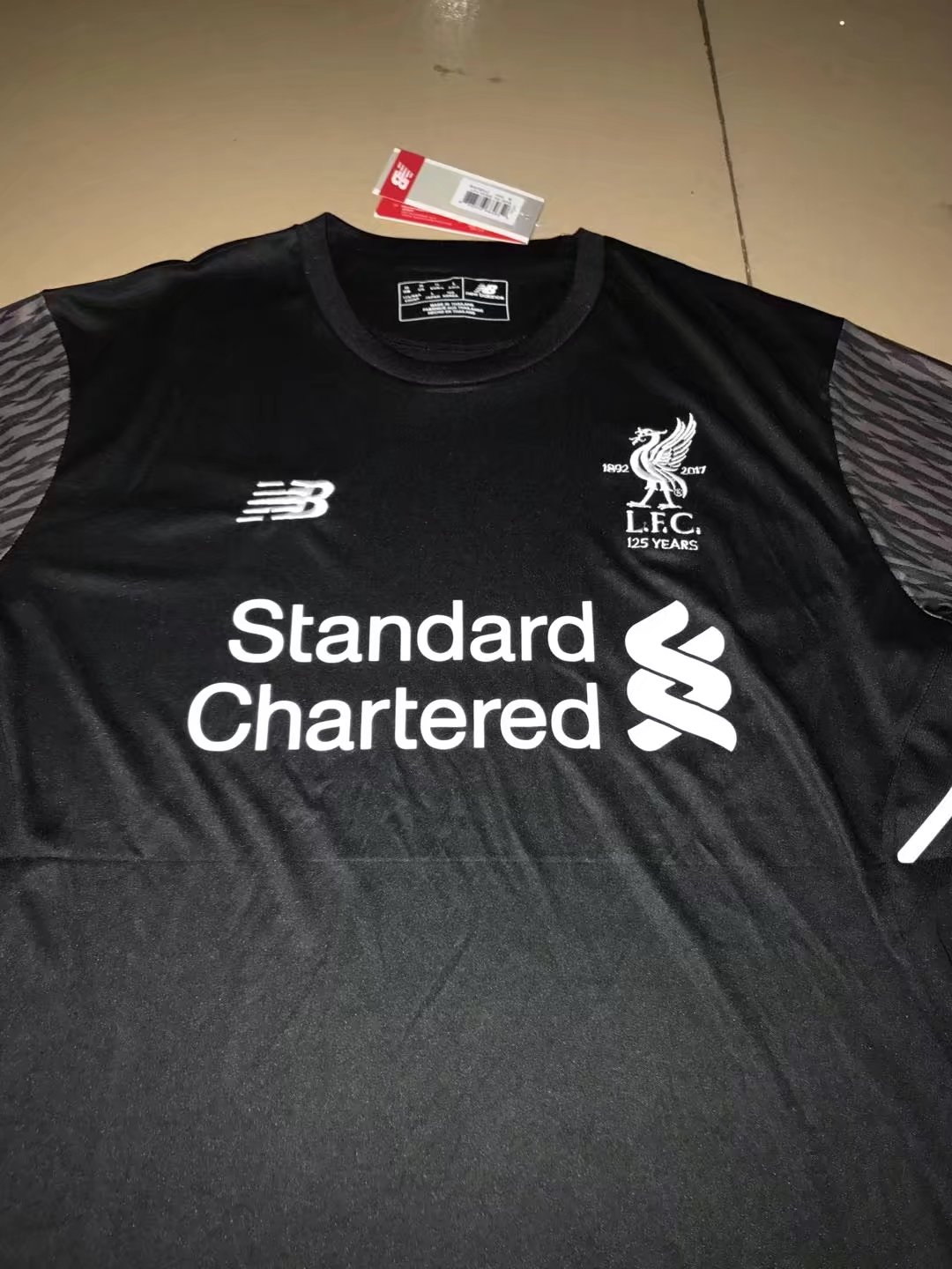 black liverpool goalkeeper top