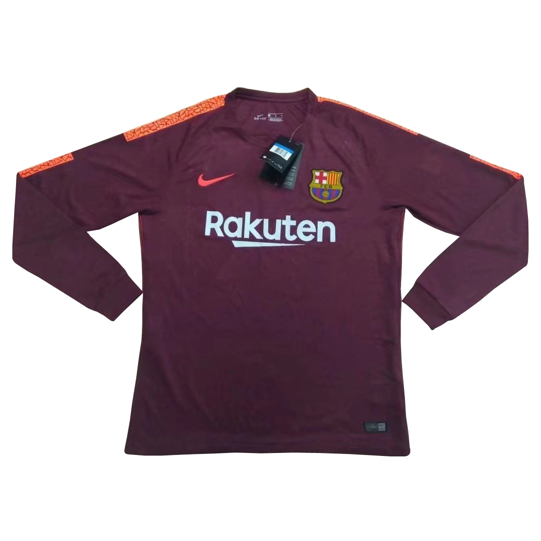 barcelona third jersey long sleeve