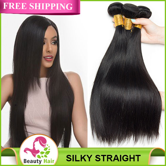 Brazilian Straight Human Hair 100 Remy Hair Weave Bundles Natural