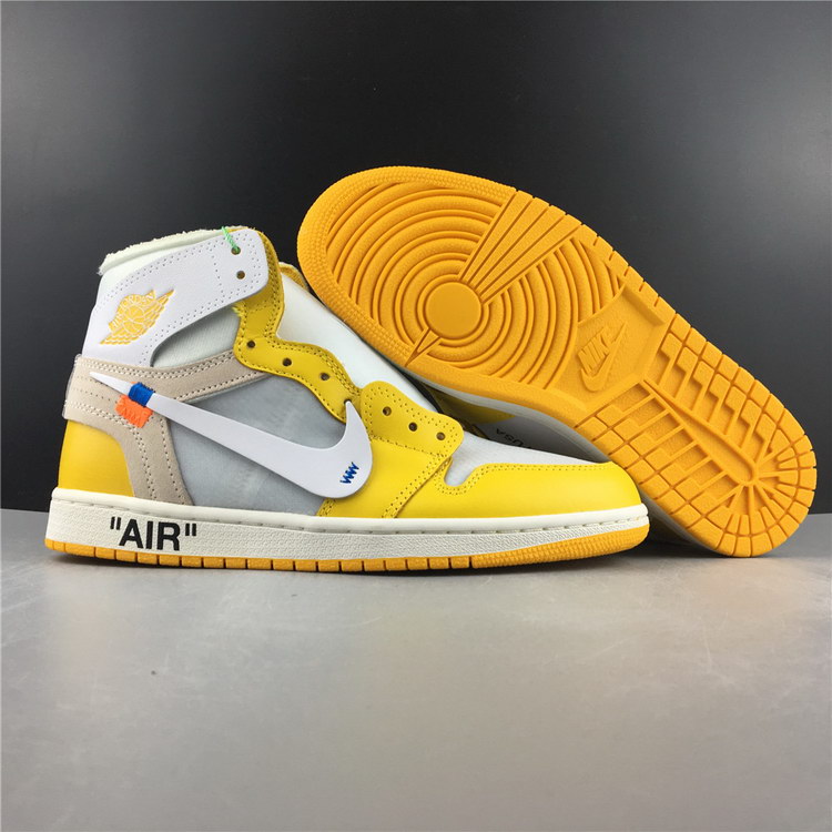 jordan 1 off white yellow release date