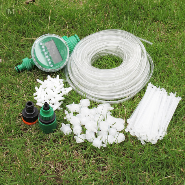 Us 49 Muciakie 25m Transparant Or Black Diy Micro Drip Us 49 Muciakie 25m Transparant Or Black Diy Micro Drip Irrigation System Plant Self Automatic Watering Timer Garden Hose Kit Dripper Deargogo