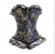 LA803-1 Strapless Ruffled Brocade Corset