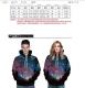 QYDM079 Printed Hooded Sweatshirt 3d hoody