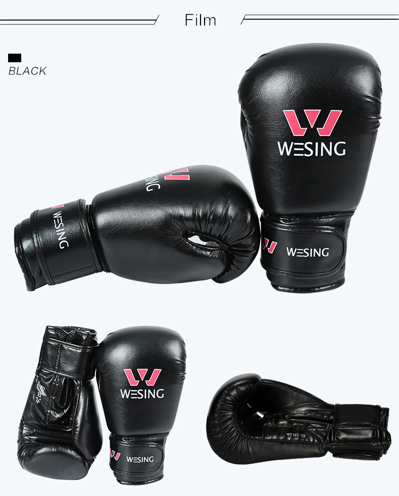 Wesing Boxing gloves Muay Thai Training Gloves Sparring Punching Bag Mitts