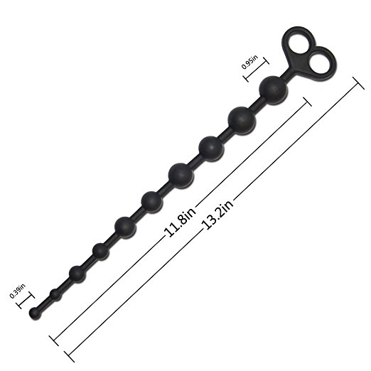 smooth to touch. ❤ 10 different size anal beads, bring gradual stimulation ...