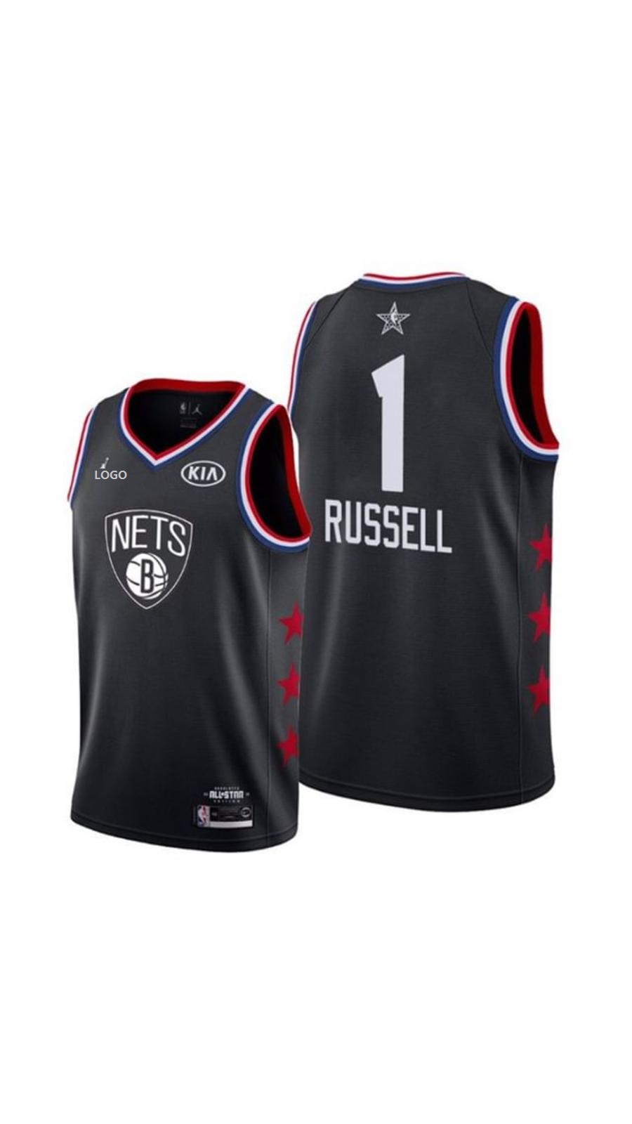 d angelo russell black jersey