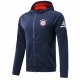 Bayern Munich 17-18 Hoodies Dark Blue Color Jacket With Cap AAA Wuality Discount Coat Wholesale Online (2)