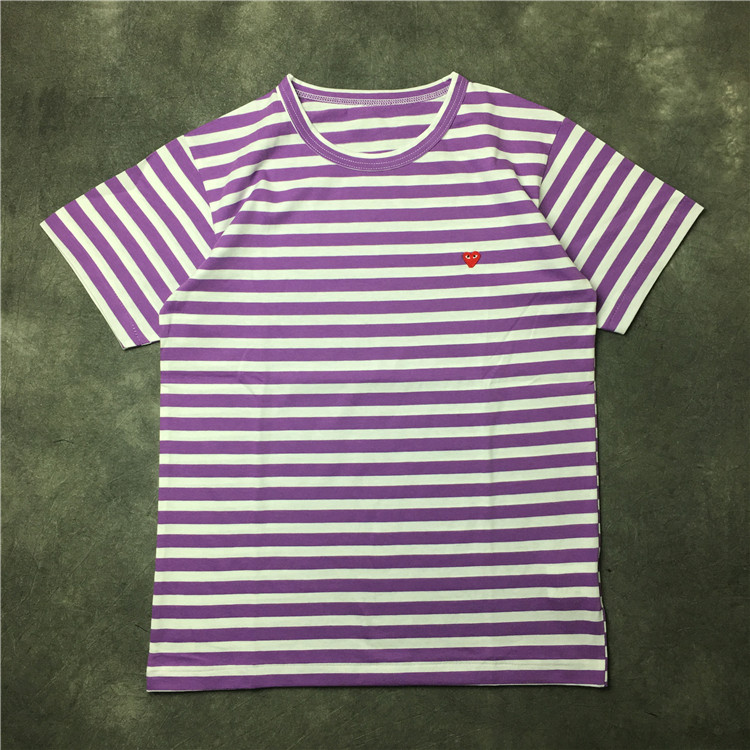 purple cdg shirt