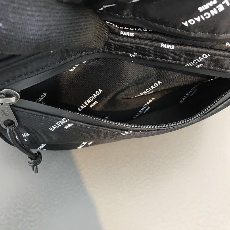 Us 188 Falection 18ss Balenciaga Full Logo Print Nylon Canvas