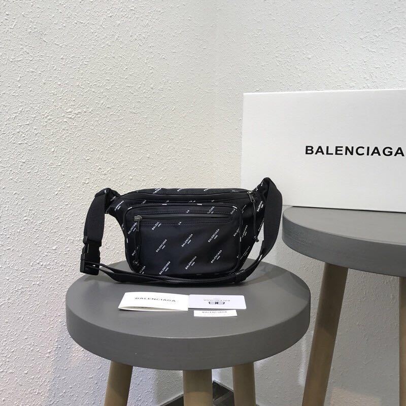 Us 188 Falection 18ss Balenciaga Full Logo Print Nylon Canvas