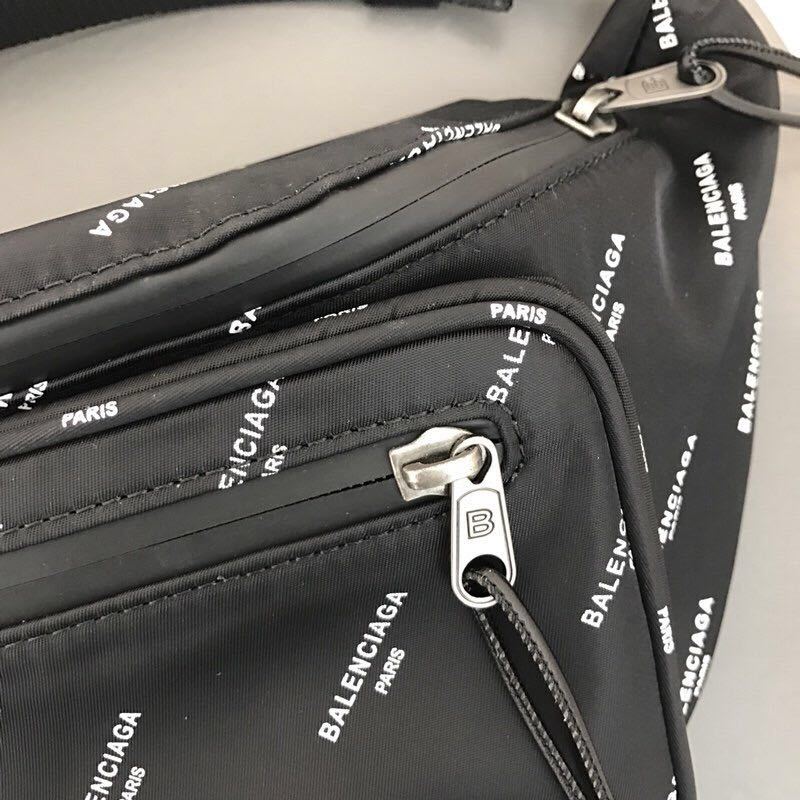 Us 188 Falection 18ss Balenciaga Full Logo Print Nylon Canvas