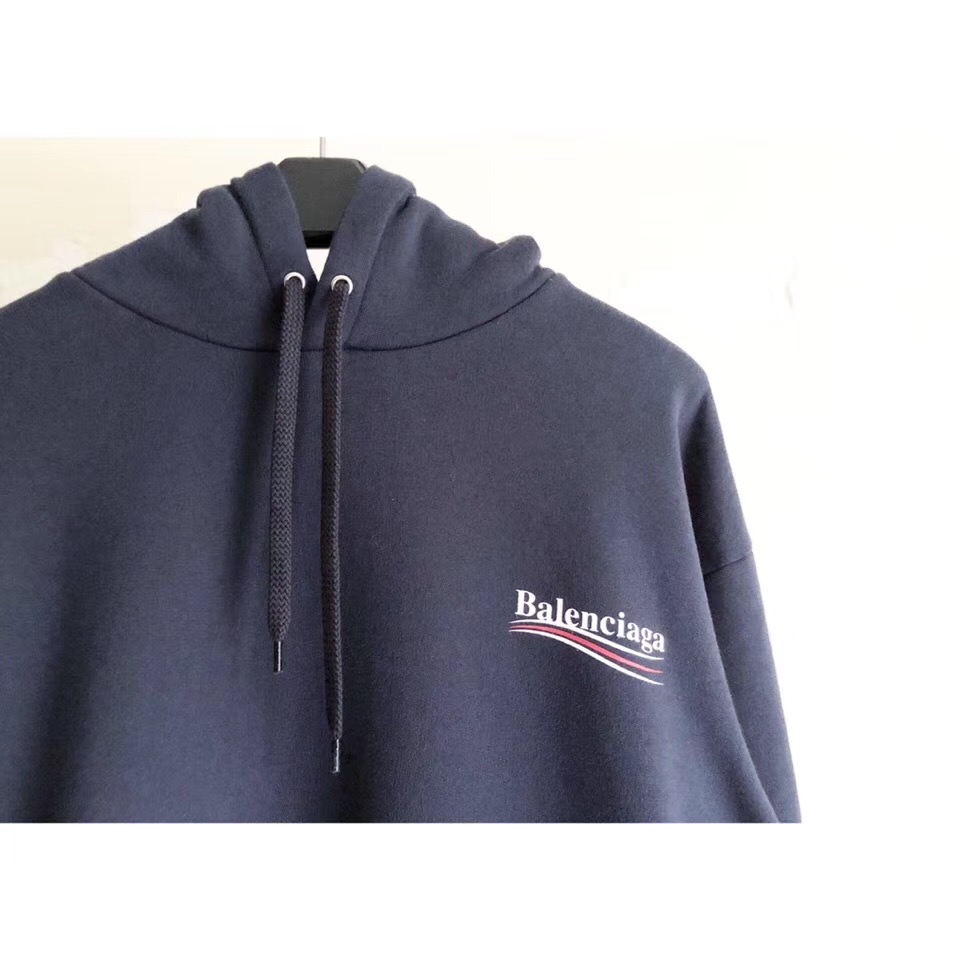 balenciaga wave logo hoodie