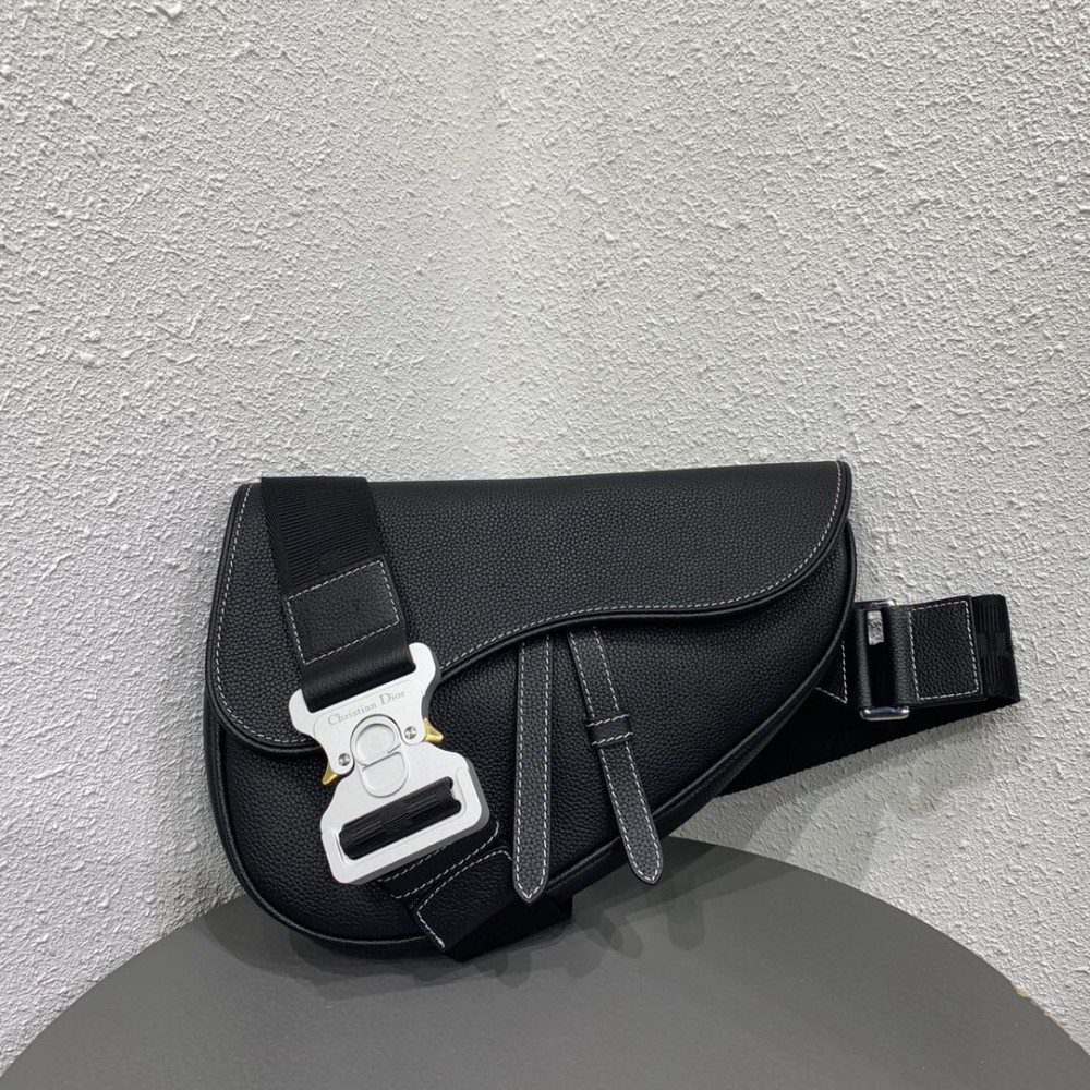 Us 399 Dior 19ss Saddle Bag In Black M Falection Net