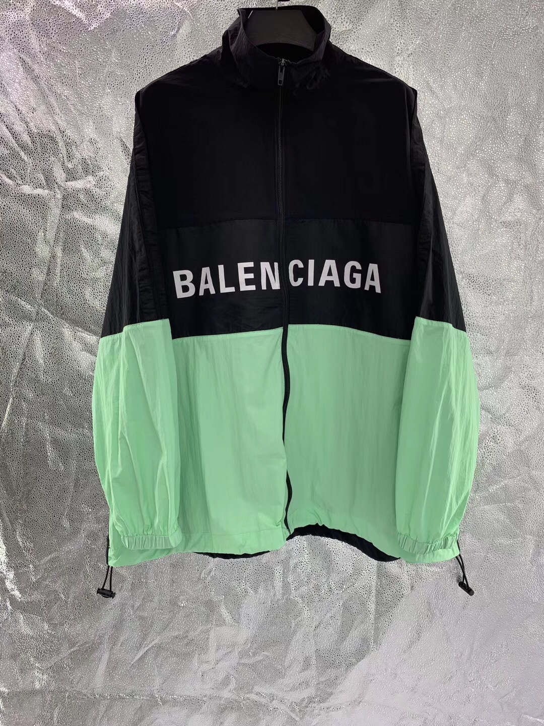 balenciaga green coat