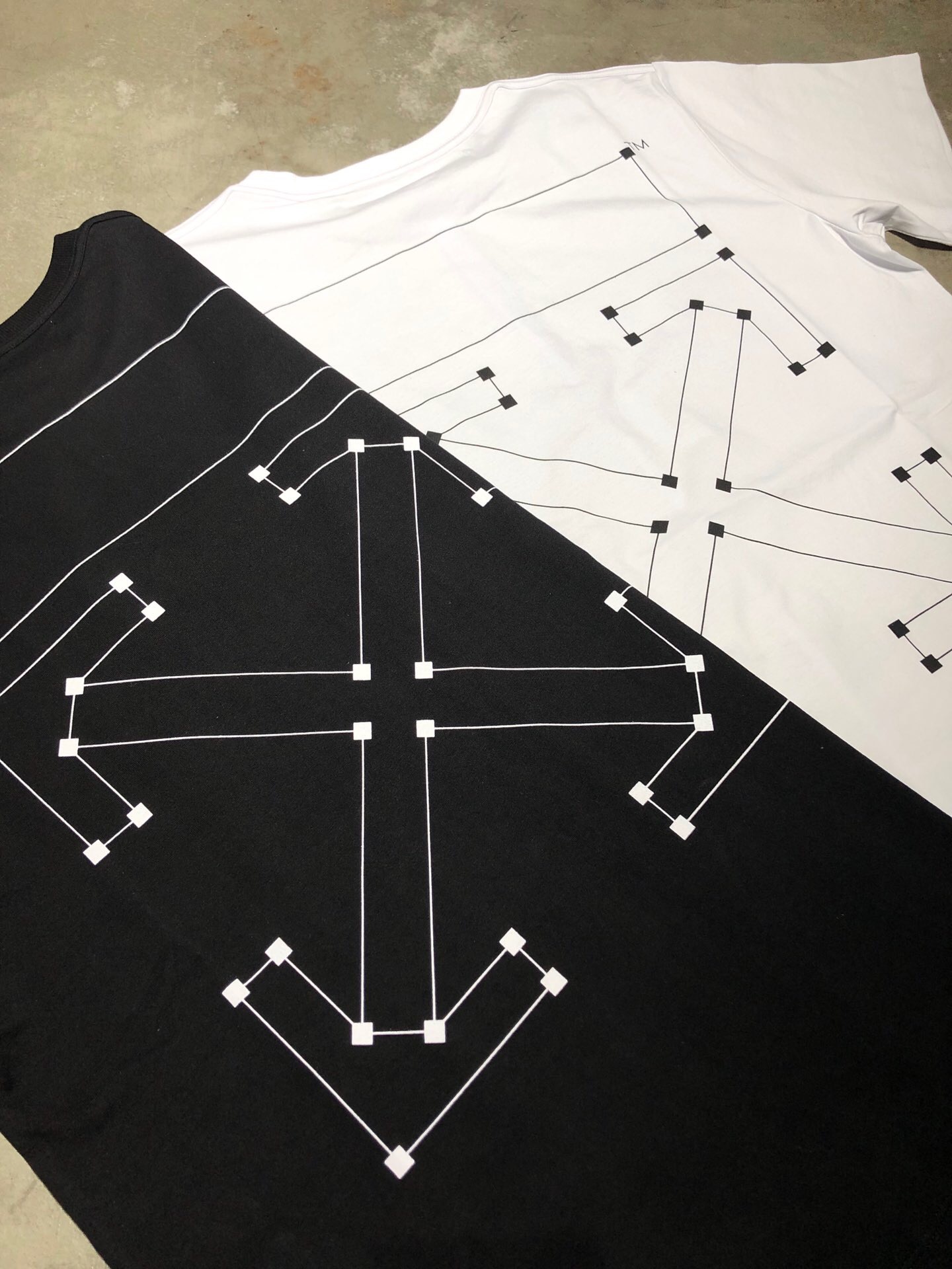 off white backbone tee