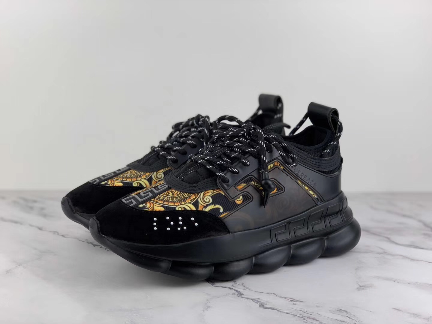 chain reaction shoes black