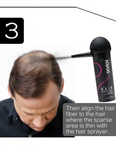 Keratin Hair Building Fiber Powder Hair Fiber Spray Applicator
