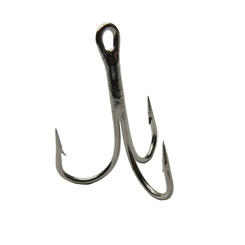 50pc 4Colos Fishing Treble Hooks Kit Strong Sharp Hook Saltwater Tackle 16#-5/0#