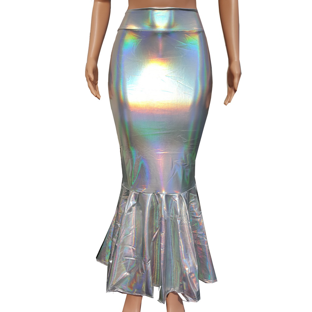 holographic mermaid skirt