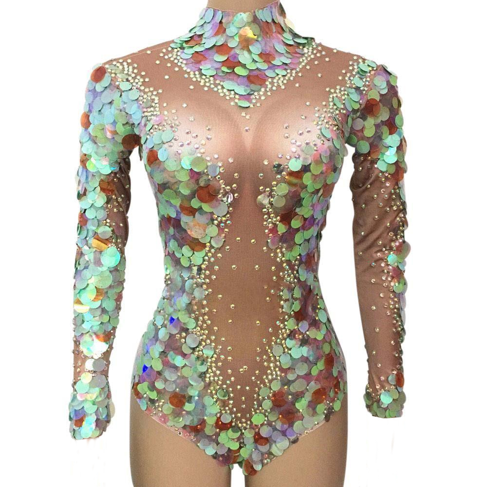 mermaid sequin jumpsuit