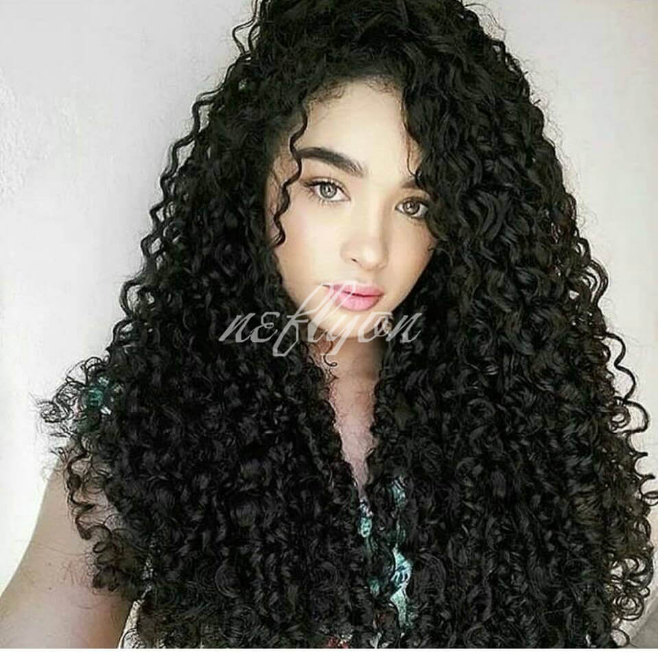 13x6 Deep Part Lace Front Human Hair Wigs Deep Wavy Hair Wigs For Black Women Natural Color