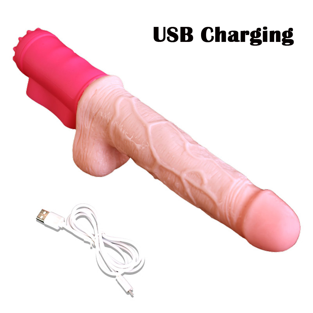 Reviews : Women's Powerful Thrusting Realistic Dildo Large H