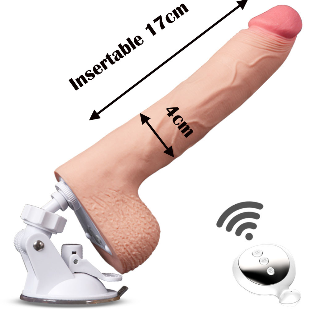 ❤Automatic thrusting machine dildo extend in 3.5cm distance,10 thrusting mo...